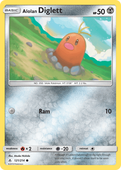 Alolan Diglett #121