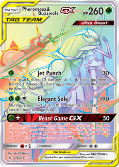 Pheromosa & Buzzwole-GX #215