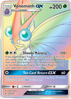 Venomoth-GX #216
