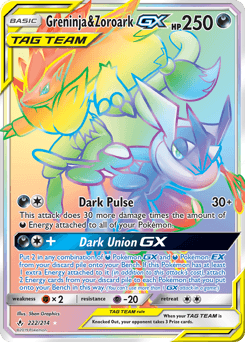 Greninja & Zoroark-GX #222