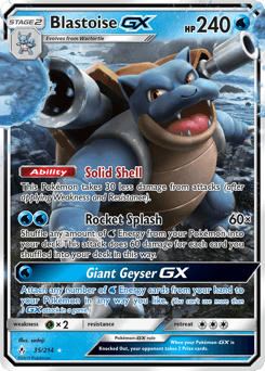 Blastoise-GX #35