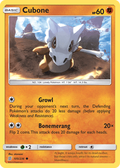 Cubone #105
