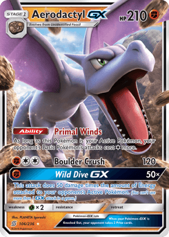Aerodactyl-GX #106