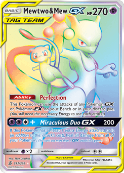Mewtwo & Mew-GX #242