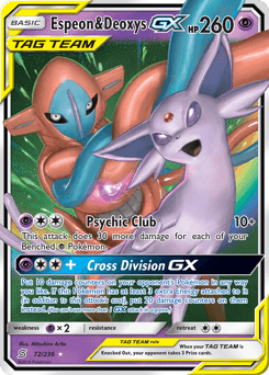 Espeon & Deoxys-GX #72