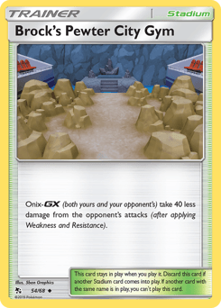 Brock's Pewter City Gym #54