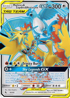Moltres & Zapdos & Articuno-GX #66