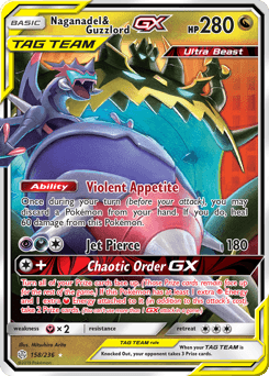 Naganadel & Guzzlord-GX #158
