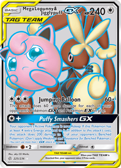Mega Lopunny & Jigglypuff-GX #225