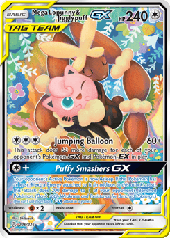 Mega Lopunny & Jigglypuff-GX #226