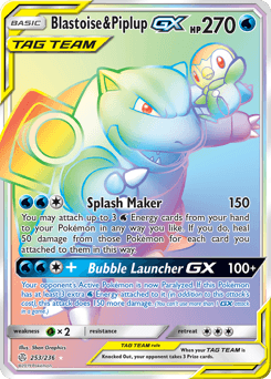 Blastoise & Piplup-GX #253
