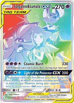 Solgaleo & Lunala-GX #254