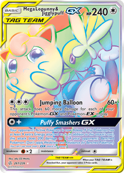 Mega Lopunny & Jigglypuff-GX #261