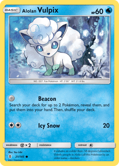 Alolan Vulpix #21