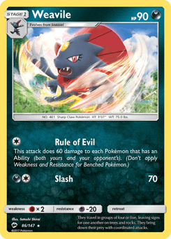 Weavile #86