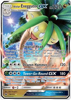 Alolan Exeggutor-GX #74