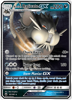Alolan Raticate-GX #85