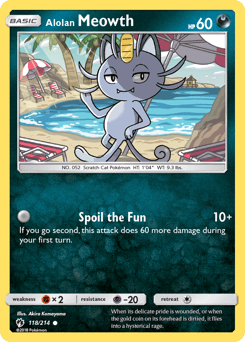 Alolan Meowth #118