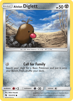 Alolan Diglett #122