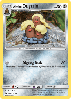 Alolan Dugtrio #123