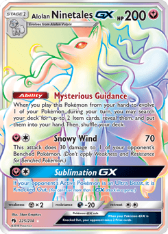 Alolan Ninetales-GX #225