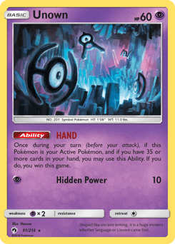 Unown #91