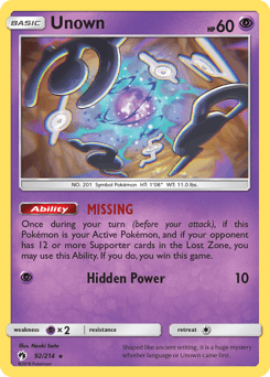 Unown #92