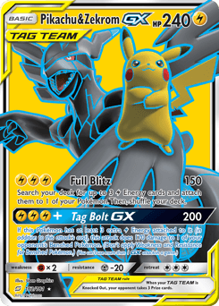Pikachu & Zekrom-GX #162