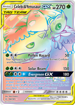 Celebi & Venusaur-GX #182