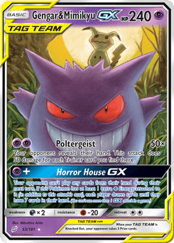 Gengar & Mimikyu-GX #53