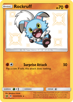 Rockruff #SV23