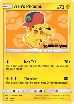 Ash's Pikachu #SM110