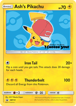 Ash's Pikachu #SM114