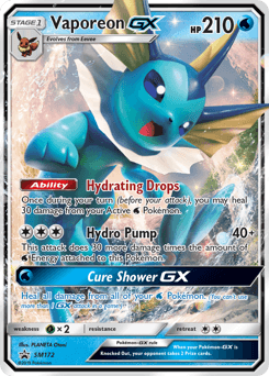Vaporeon-GX #SM172