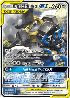 Lucario & Melmetal-GX #SM192