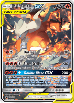 Reshiram & Charizard-GX #SM201