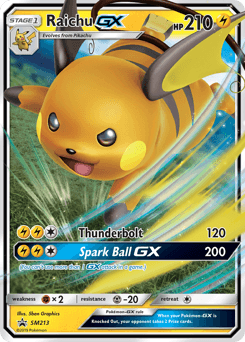 Raichu-GX #SM213