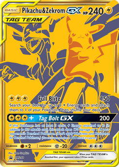 Pikachu & Zekrom-GX #SM248