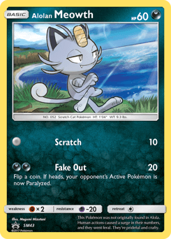 Alolan Meowth #SM43