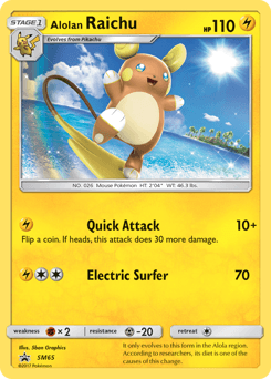 Alolan Raichu #SM65