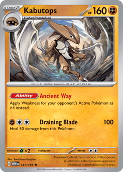 Kabutops #141