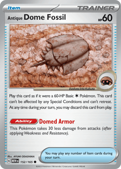 Antique Dome Fossil #152