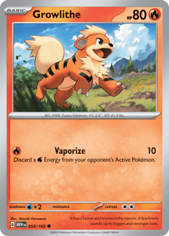 Growlithe #58