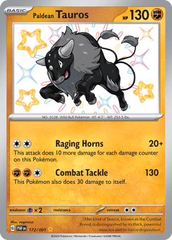 Paldean Tauros #172