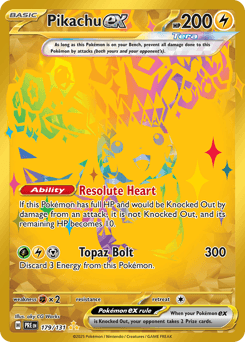 Pikachu ex #179