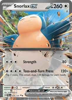 Snorlax ex #76