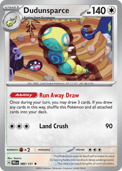 Dudunsparce #80