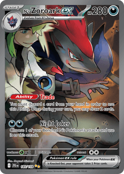 N's Zoroark ex #185