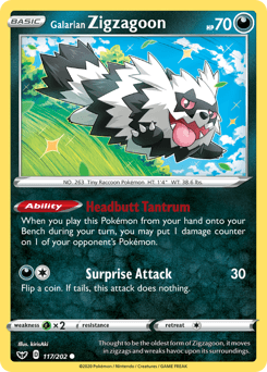 Galarian Zigzagoon #117