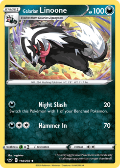 Galarian Linoone #118
